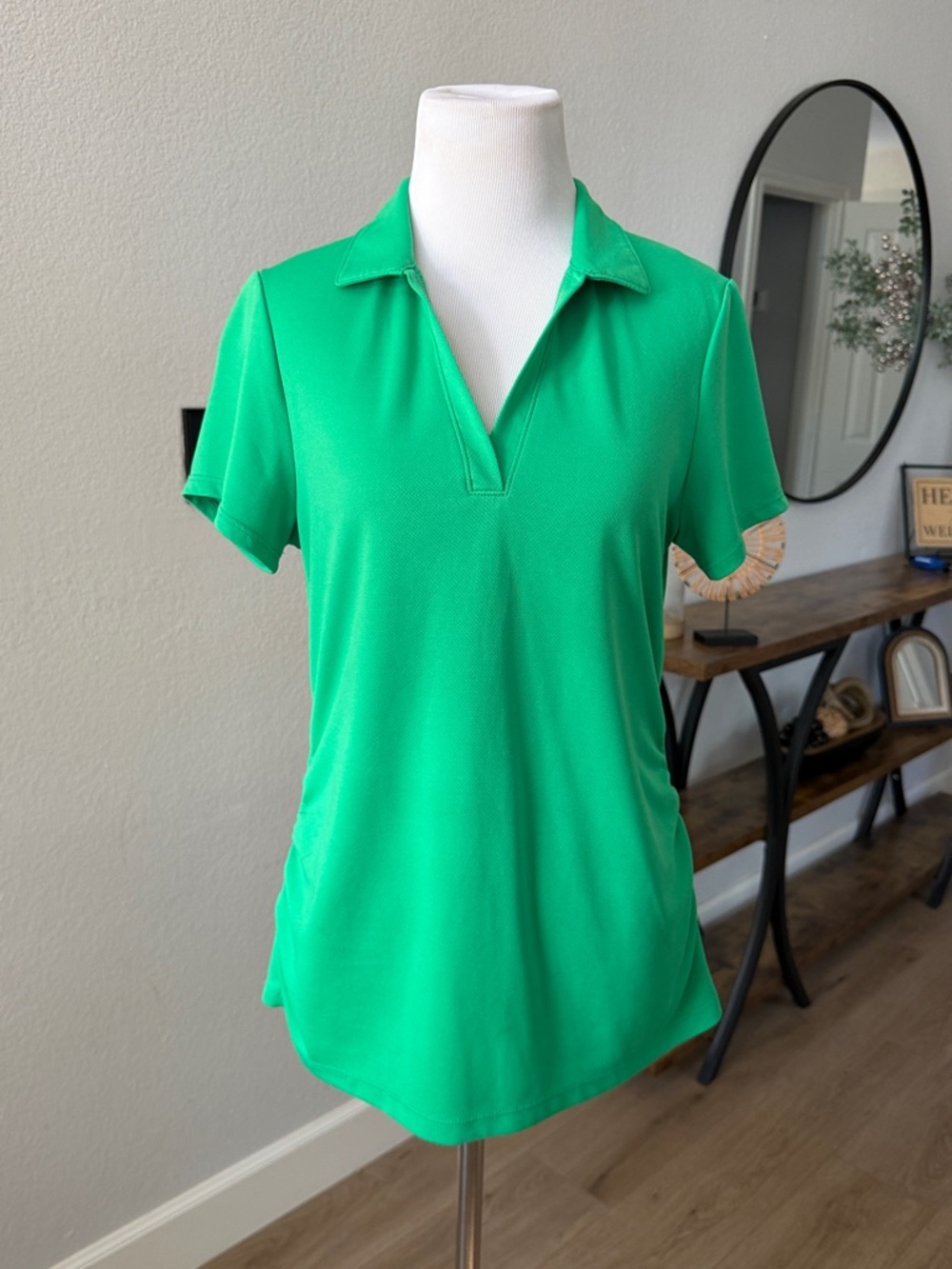 Like new PGA Tour Bright Green Short-Sleeve Polo